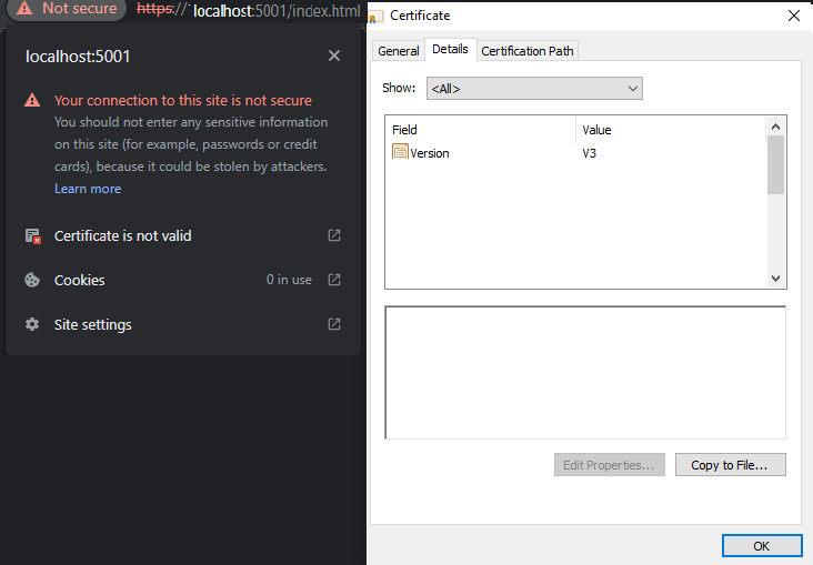 net::ERR_CERT_AUTHORITY_INVALID in ASP.NET Core