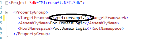 pconu How to change target framework of a .net core project from netstandard2.1 to netcoreapp3.1 in VS Code