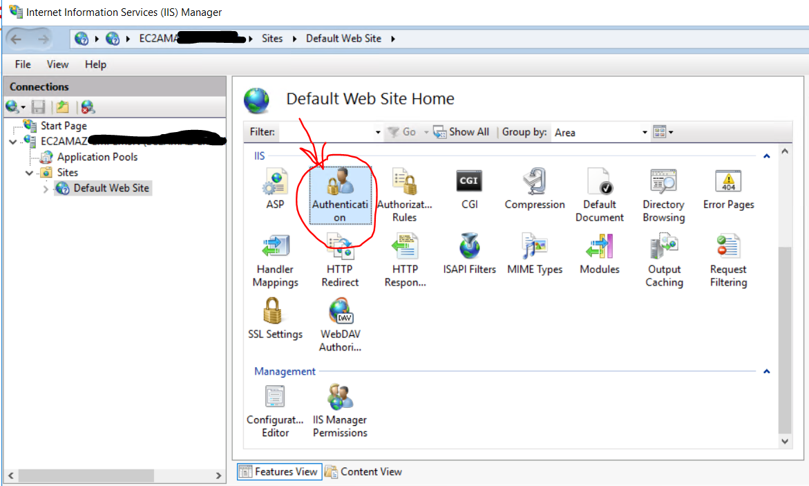 qee4s Hosting ASP.NET in IIS7 gives Access is denied?