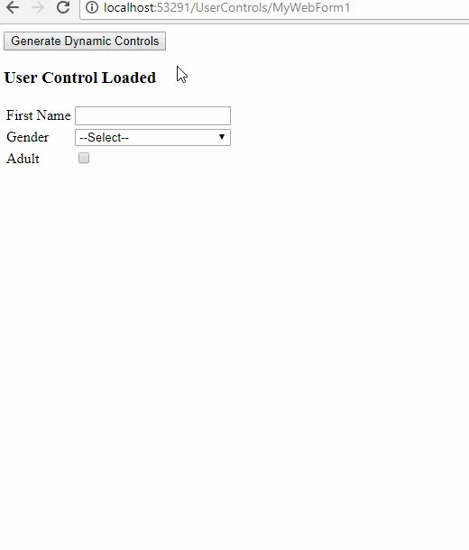 tfsyy Dynamically Created Controls losing data after postback