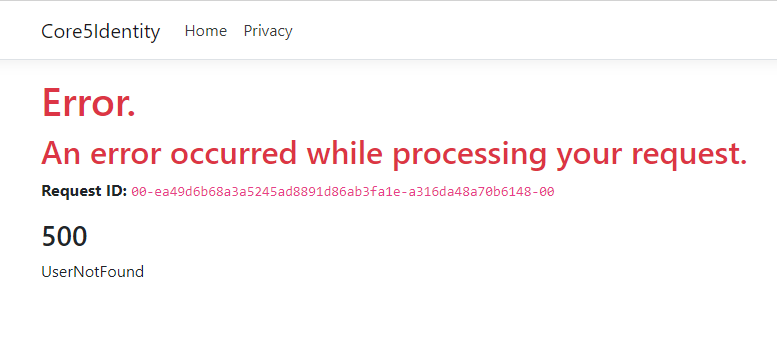 tnavu .Net Core Handle exceptions that returned from web api